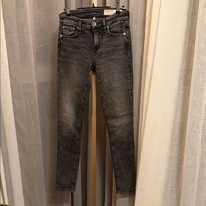 rag & bone Charcoal Skinny Jeans